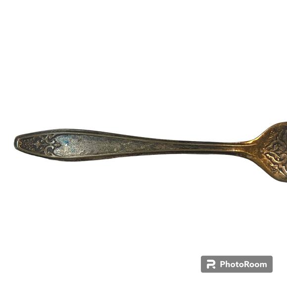 Princess Lady Doris Pattern Salad Fork Silverplate Novelty Flatware Discontinued - Picture 9 of 10